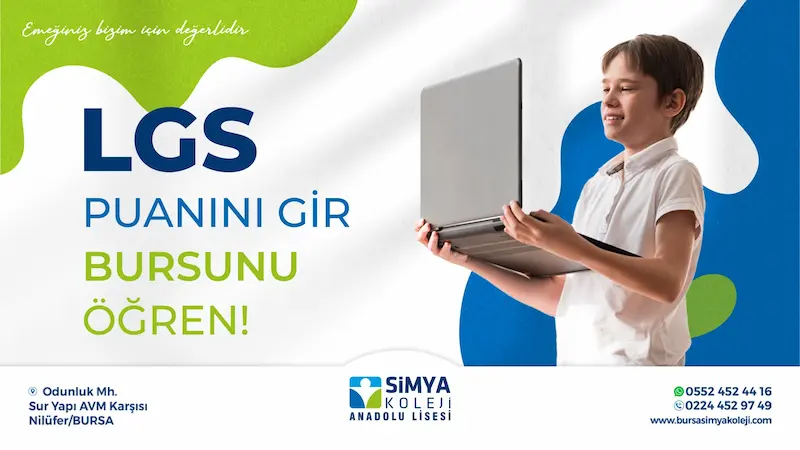 LGS PUANINI GİR, BURSUNU ÖĞREN